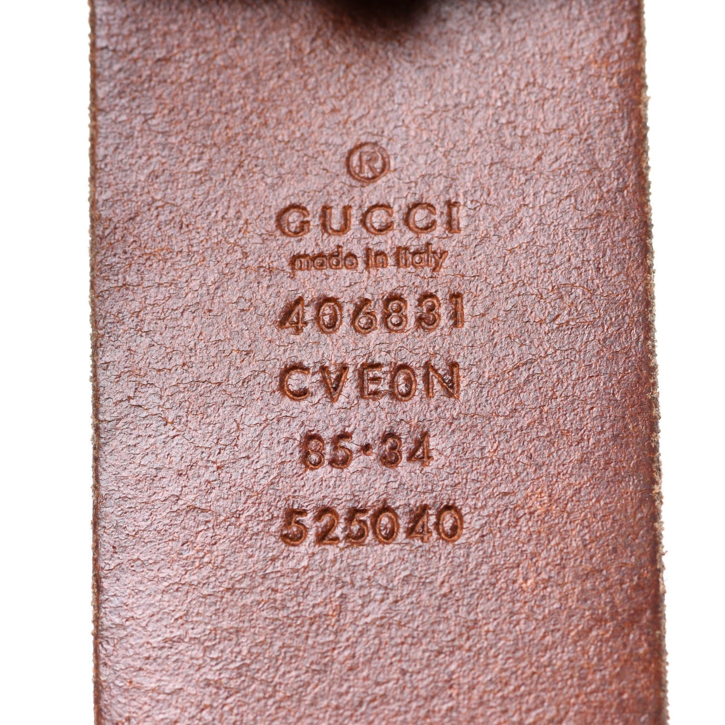 Cuoio Toscano Nickel Double Double G 40mm Belt 85 34 Cuir