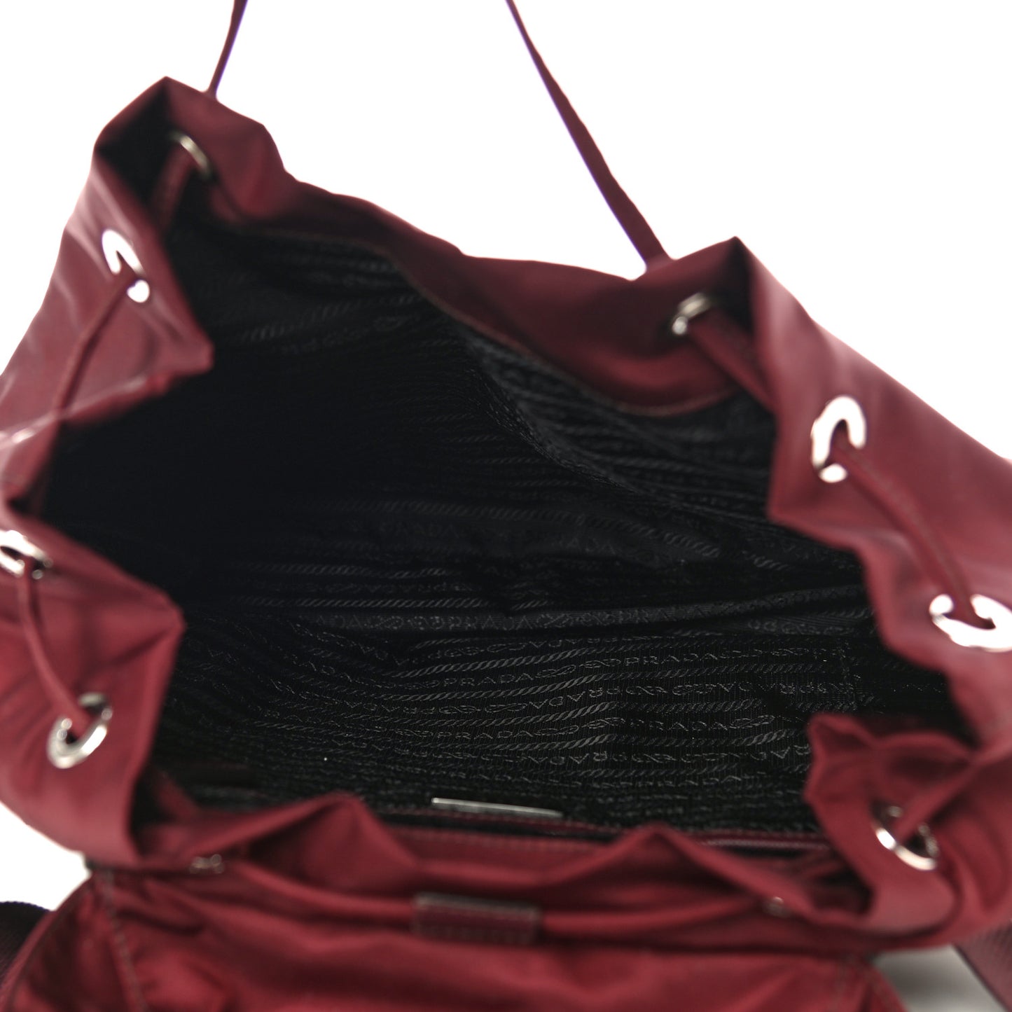 Tessuto Nylon Vela Medium Backpack Bordeaux