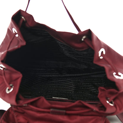 Prada Tessuto Nylon Vela Medium Backpack Bordeaux 4 of 9