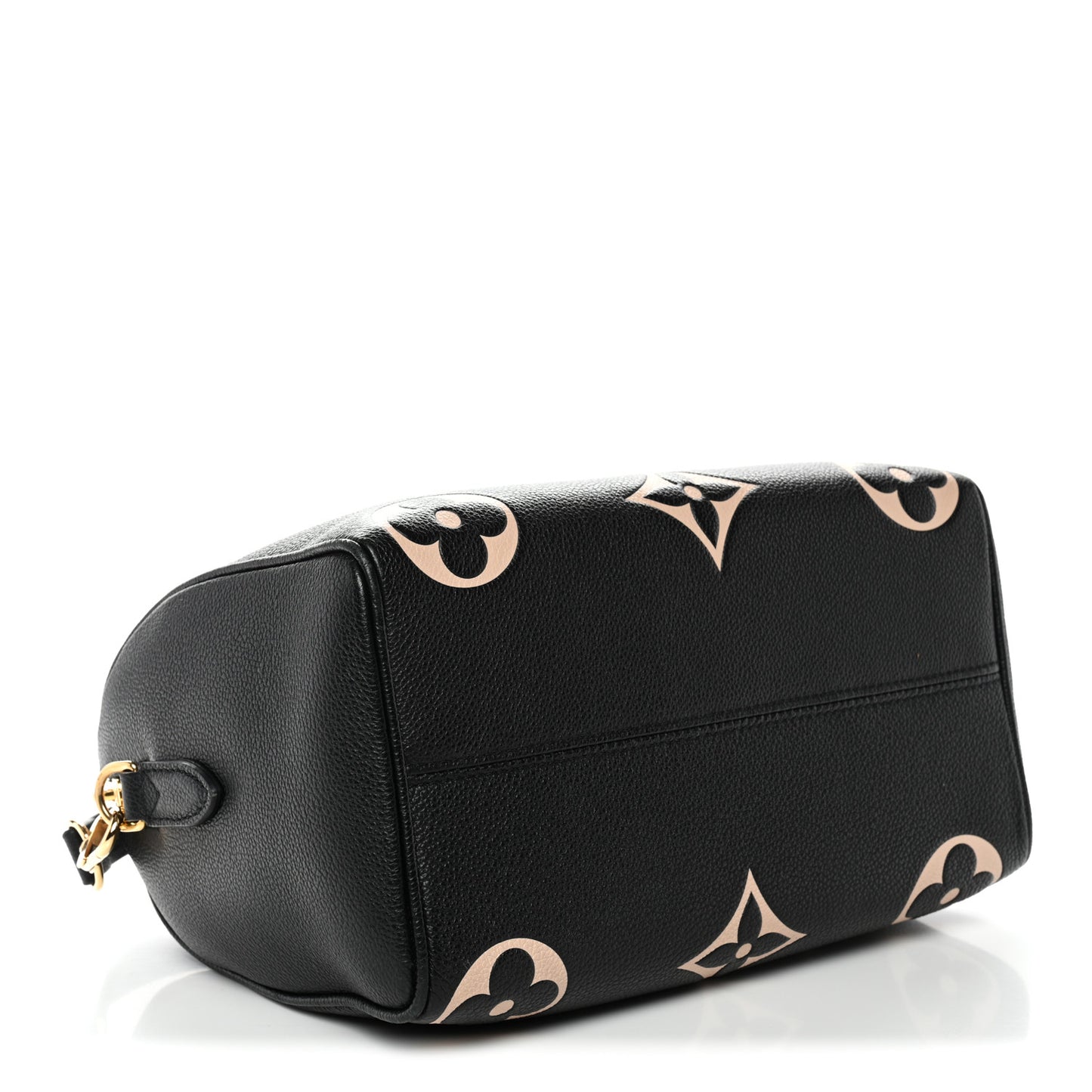 Empreinte Monogram Giant Speedy Bandouliere 25 Black Beige