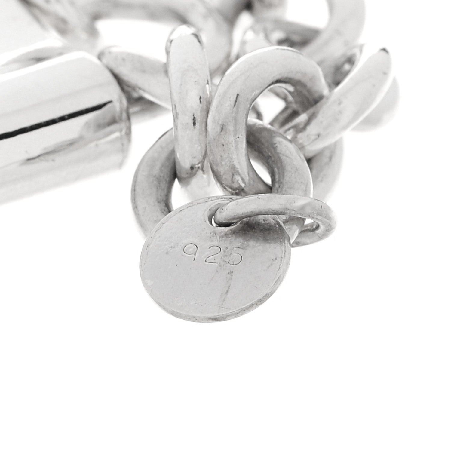 Tiffany Sterling Silver 1837 Lock Charm Bracelet 4 of 4