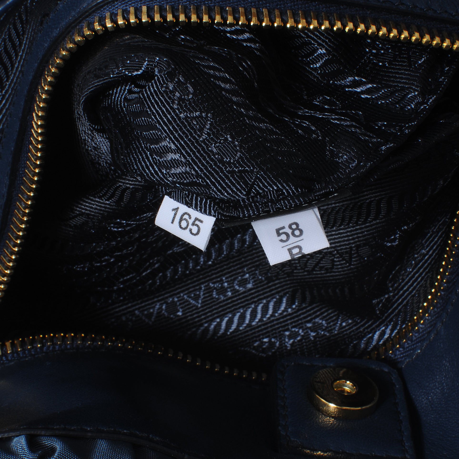 Prada Tessuto Nylon Gaufre Tote Denim 7 of 10