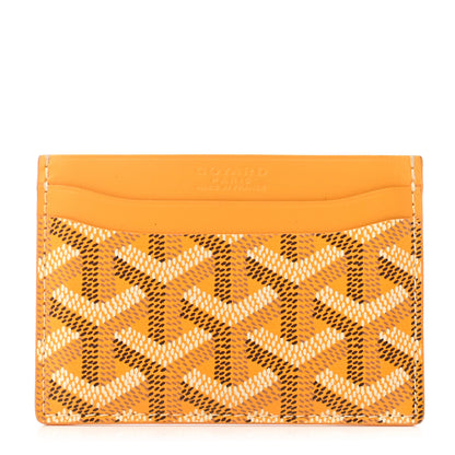Goyard Goyardine Saint Sulpice Card Holder Yellow 1 of 8