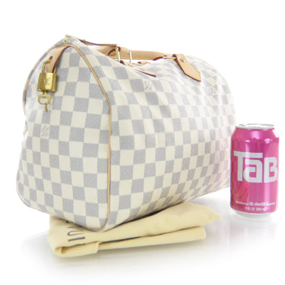 Louis Vuitton Damier Azur Speedy 30 3 of 7