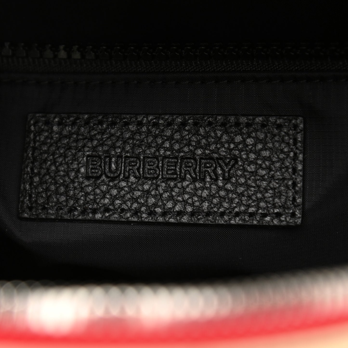 Econyl Logo Print Check Childrens Nico Backpack Archive Beige