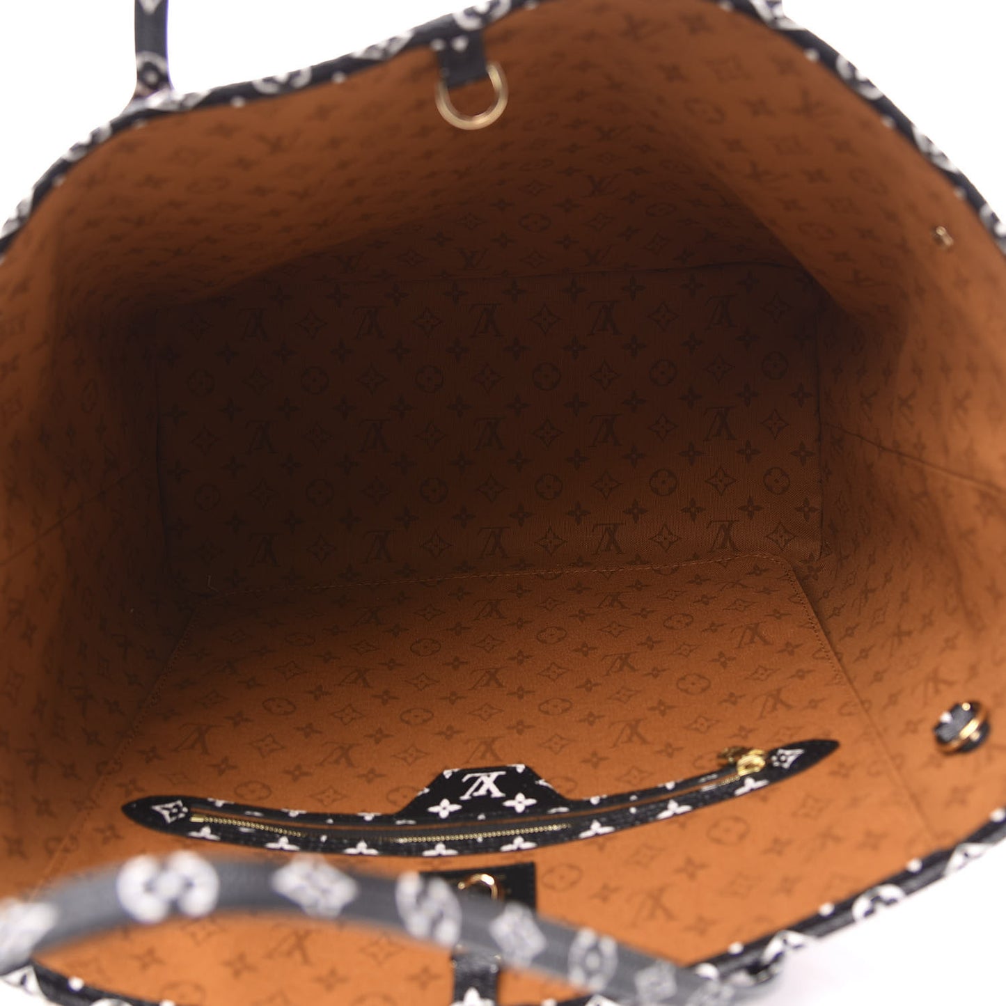 Monogram Giant Crafty Neverfull MM Creme Caramel