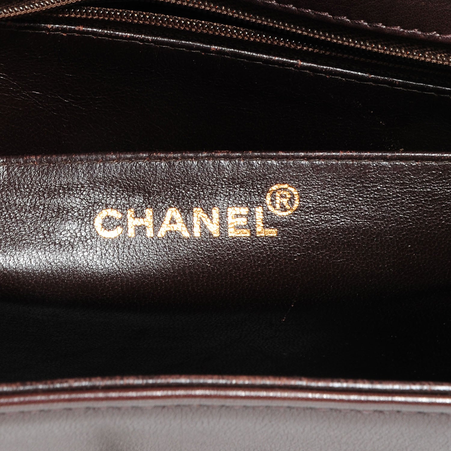 Chanel Calfskin Shoulder Bag Brown 9 of 11