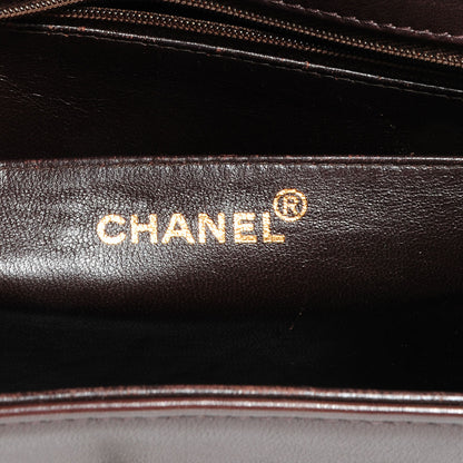 Chanel Calfskin Shoulder Bag Brown 9 of 11