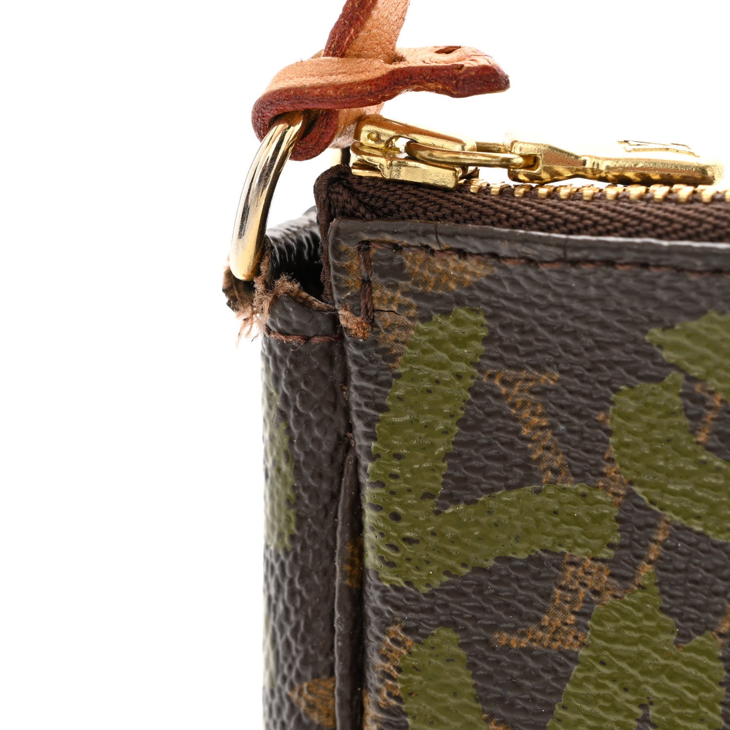 Louis Vuitton Monogram Graffiti Pochette Accessories Kaki 11 of 14