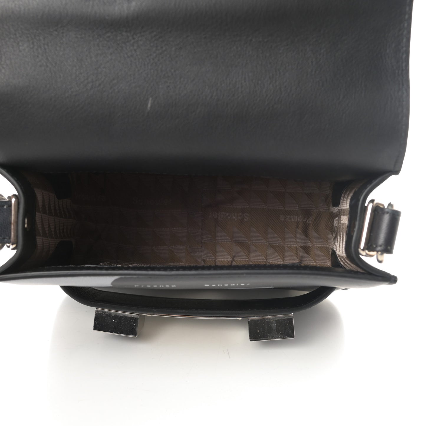 Calfskin Camouflage Tiny PS11 Classic Shoulder Bag Black