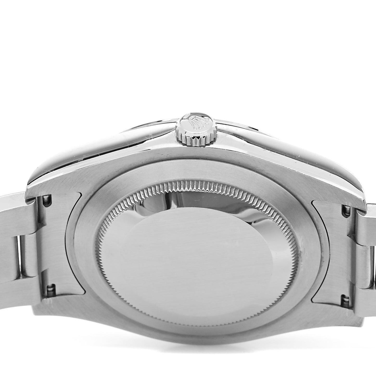 Stainless Steel 18K White Gold 41mm Oyster Perpetual Datejust Watch Blue 116334