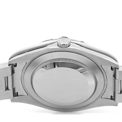 Rolex Stainless Steel 18K White Gold 41mm Oyster Perpetual Datejust Watch Blue 116334 4 of 5