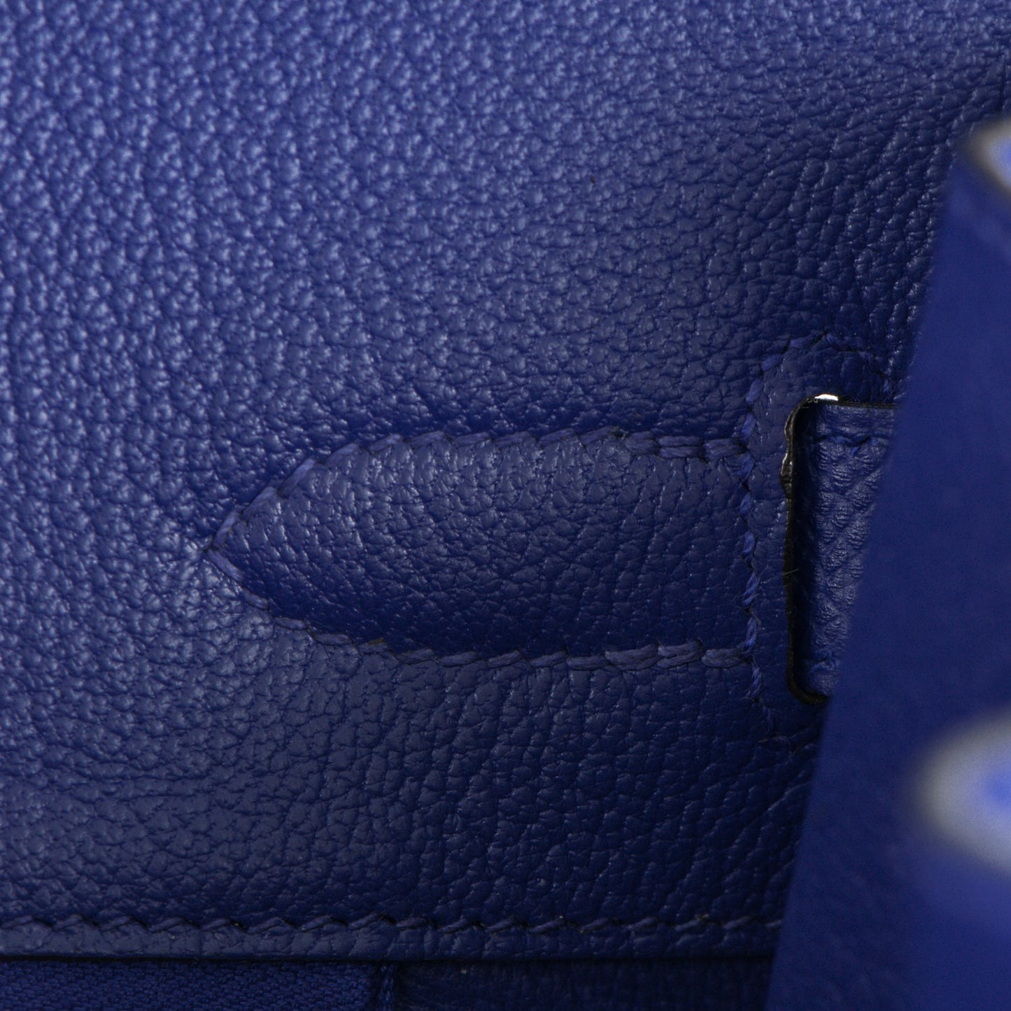 Epsom Birkin 35 Bleu Electrique