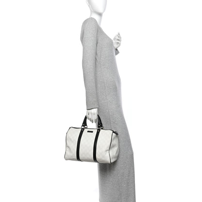 Gucci GG Plus Monogram Medium Joy Boston White Black 2 of 11