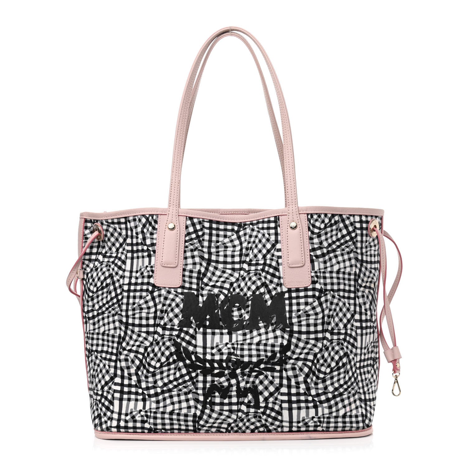 MCM Visetos Medium Liz Reversible Shopper Tote Soft Pink 4 of 20