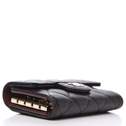 Chanel Caviar Quilted Classic 4 Key Holder Wallet Black 4 of 11