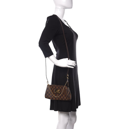 Louis Vuitton Damier Ebene Eva Clutch 2 of 8