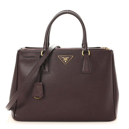 Prada Saffiano Lux Medium Galleria Double Zip Tote Bordeaux 1 of 11