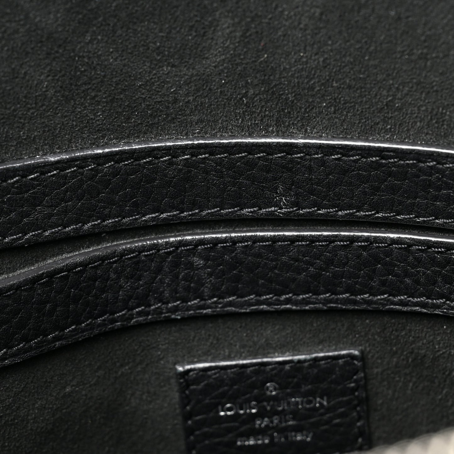 Calfskin Monogram Embossed Revelation Lockit PM Black