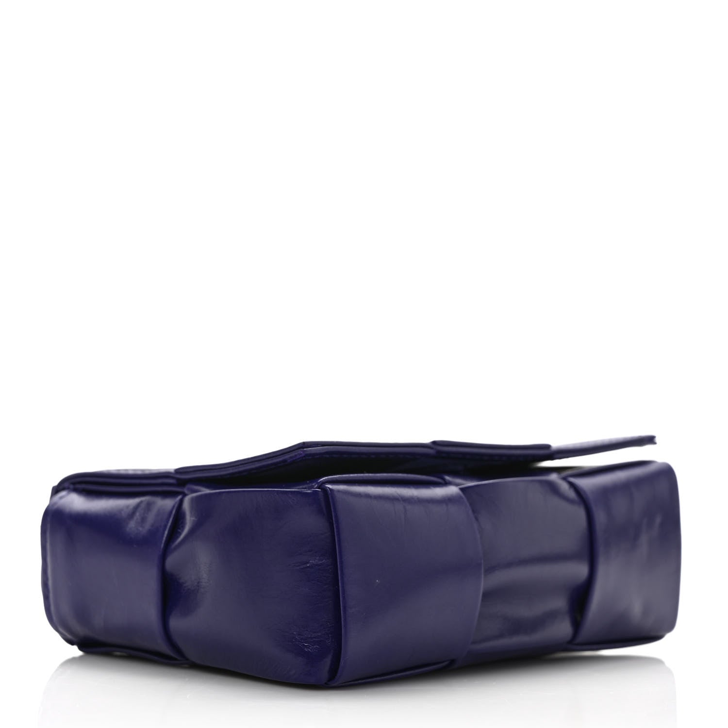 Bottega Veneta Crinkled Lambskin Maxi Intrecciato Extra Mini Cassette Crossbody Bag Unicorn 4 of 8