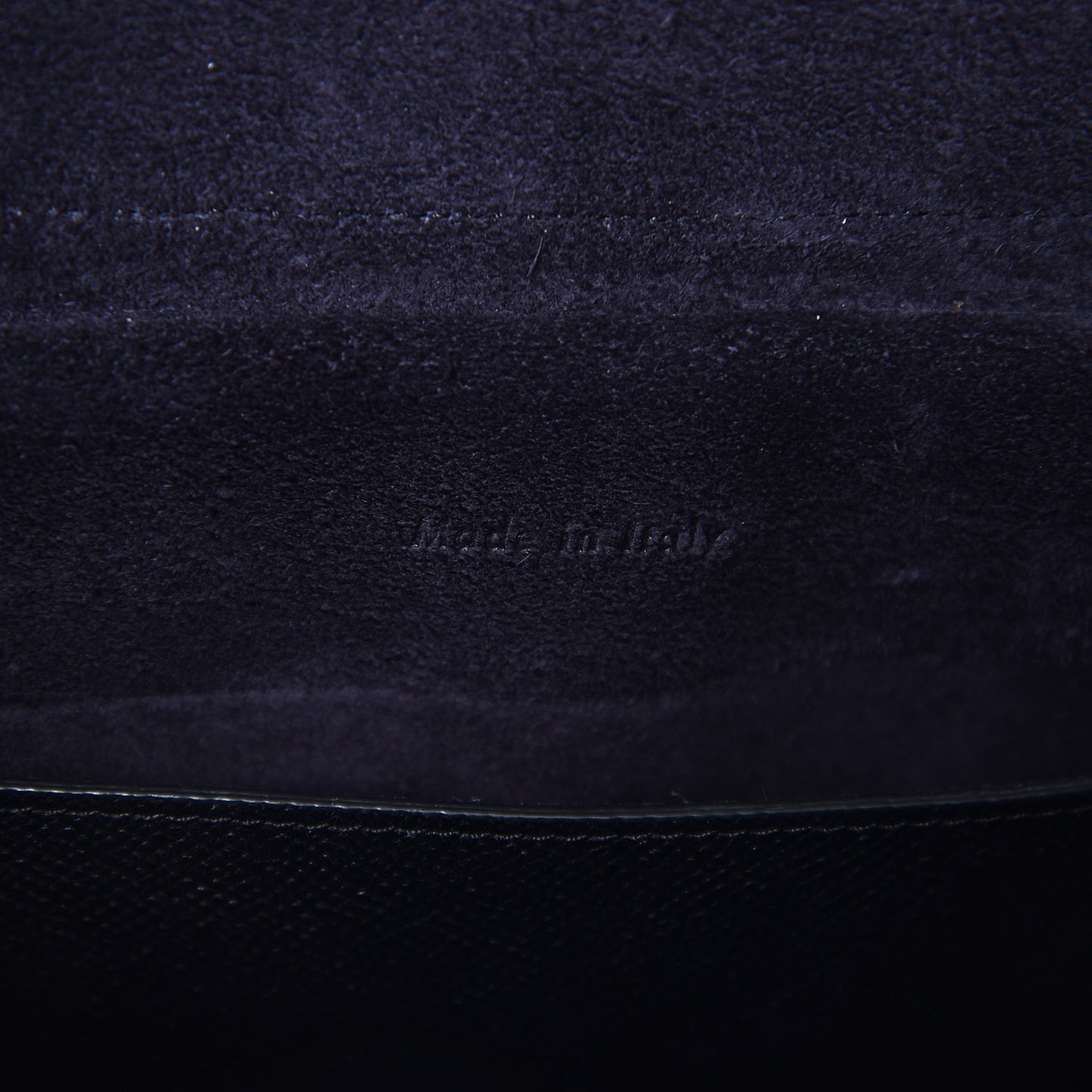 Grained Calfskin Micro Belt Bag Black