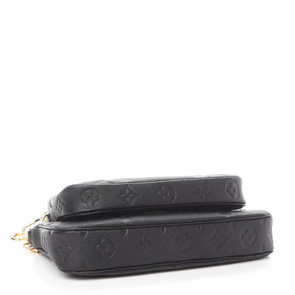 Louis Vuitton Empreinte Monogram Giant Multi Pochette Accessories Black 5 of 9