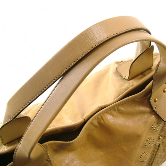 Marc Jacobs Leather Quilted Large Irena Almond 4 of 10