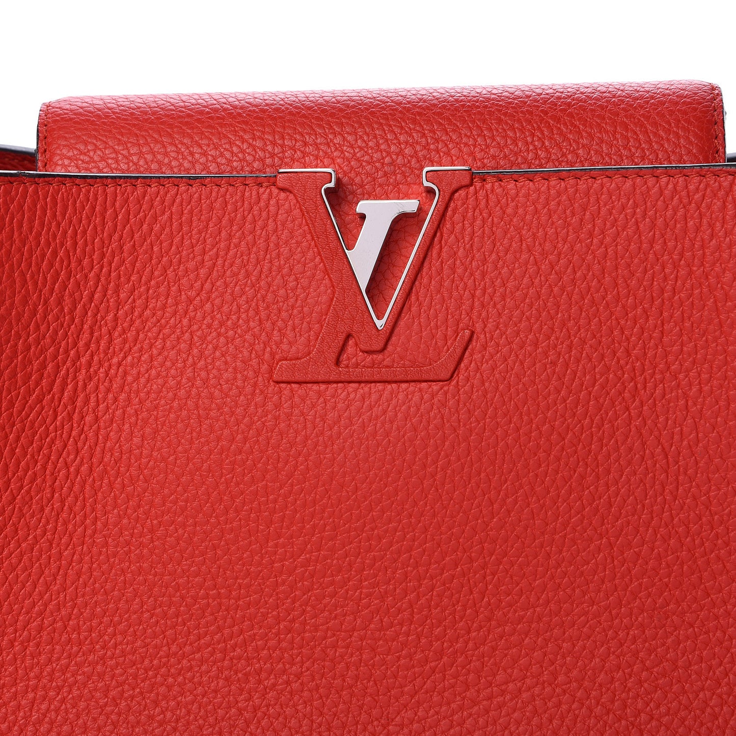 Taurillon Capucines MM Rubis