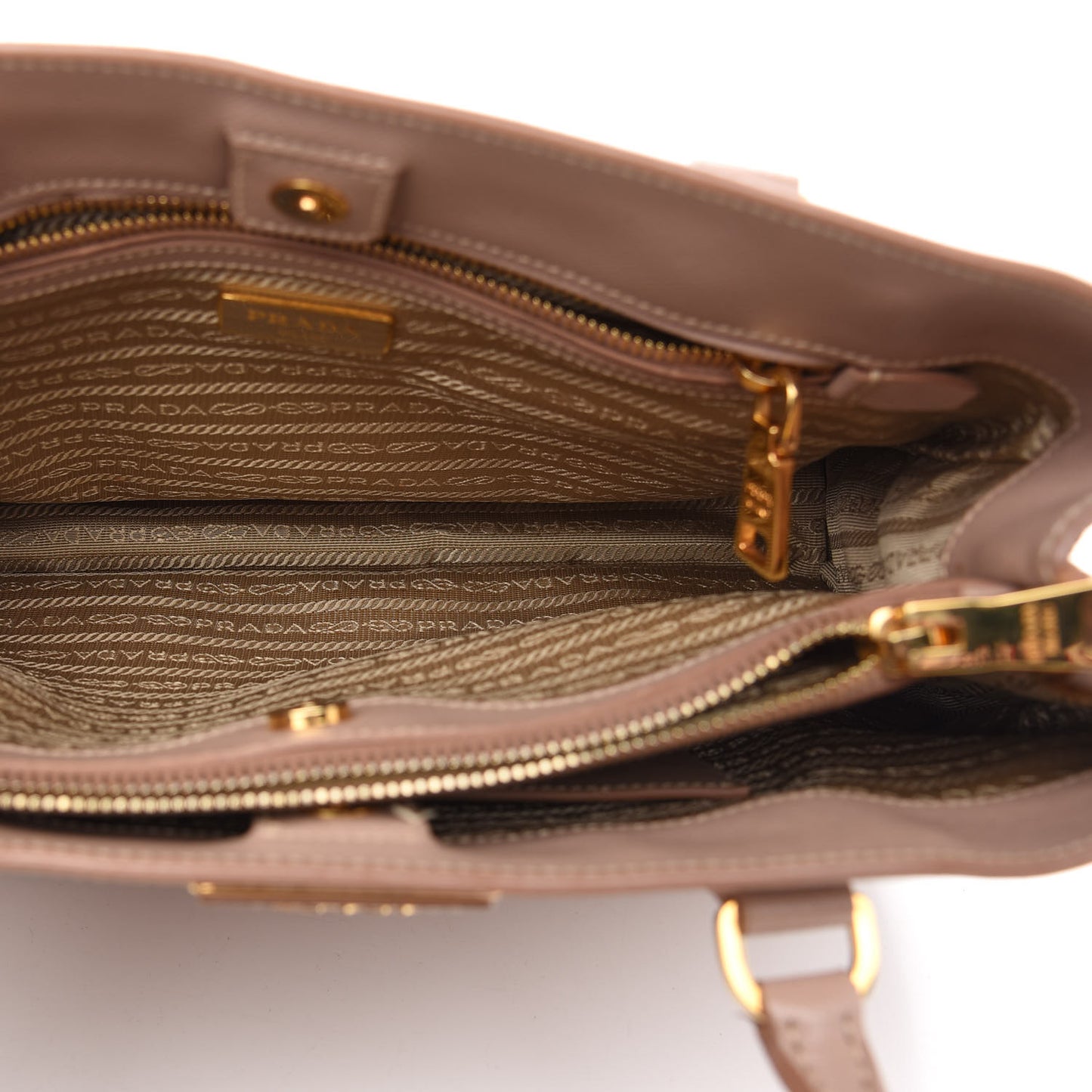 Saffiano Lux Medium Tote Cammeo