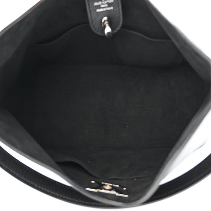 Louis Vuitton Calfskin Lockme Hobo Black 5 of 11
