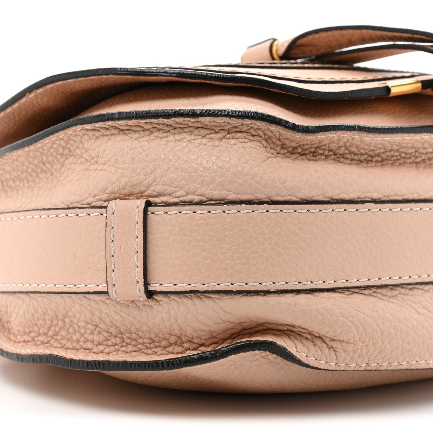 Calfskin Medium Marcie Saddle Bag Blush