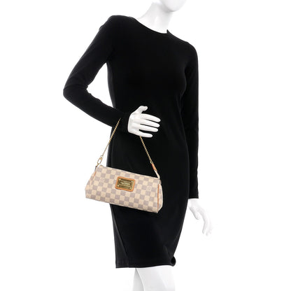 Louis Vuitton Damier Azur Eva Clutch 3 of 9