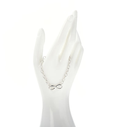 Tiffany Sterling Silver Infinity Chain Bracelet 2 of 4
