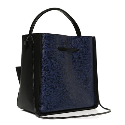 3.1 Phillip Lim Smooth Calfskin Small Soleil Bucket Bag Midnight Blue 3 of 12