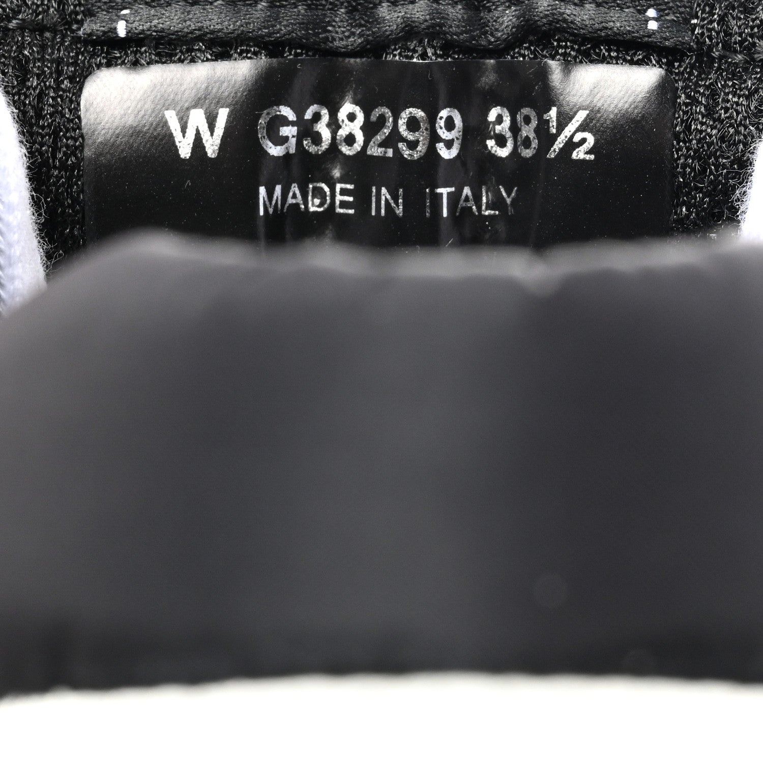 Chanel Mesh Suede Calfskin Grained Calfskin Womens CC Sneakers 38.5 White Black 6 of 9
