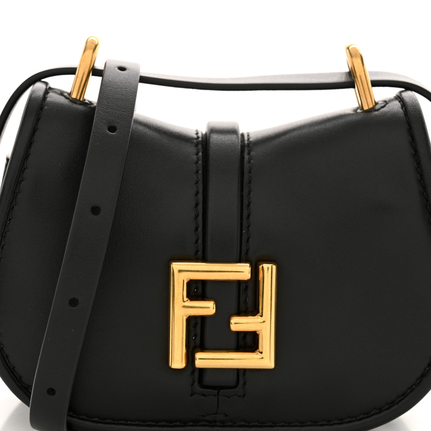 Fendi Vitello Brenta Cher Nano Fendi C'mon Black 8 of 10