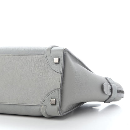 Celine Baby Drummed Calfskin Micro Luggage Sky 6 of 14