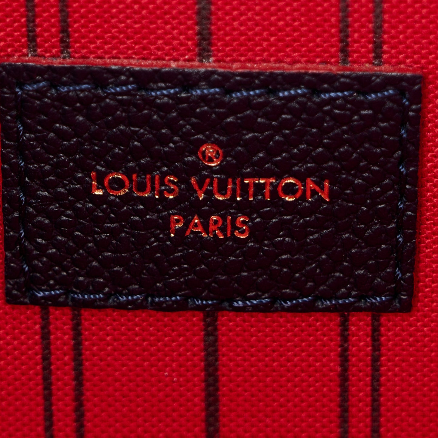 Empreinte Pochette Metis Marine Rouge