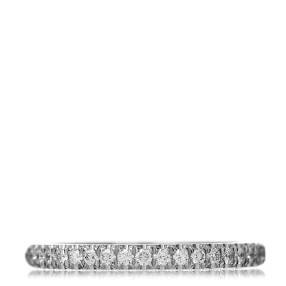 Tiffany Platinum Diamond .21ctw Half Circle Soleste Band Ring 50 5.5 1 of 5