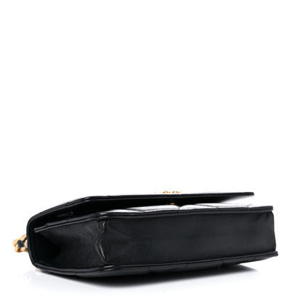 Chanel Goatskin Quilted Chanel 19 Wallet On Chain WOC Black 4 of 15