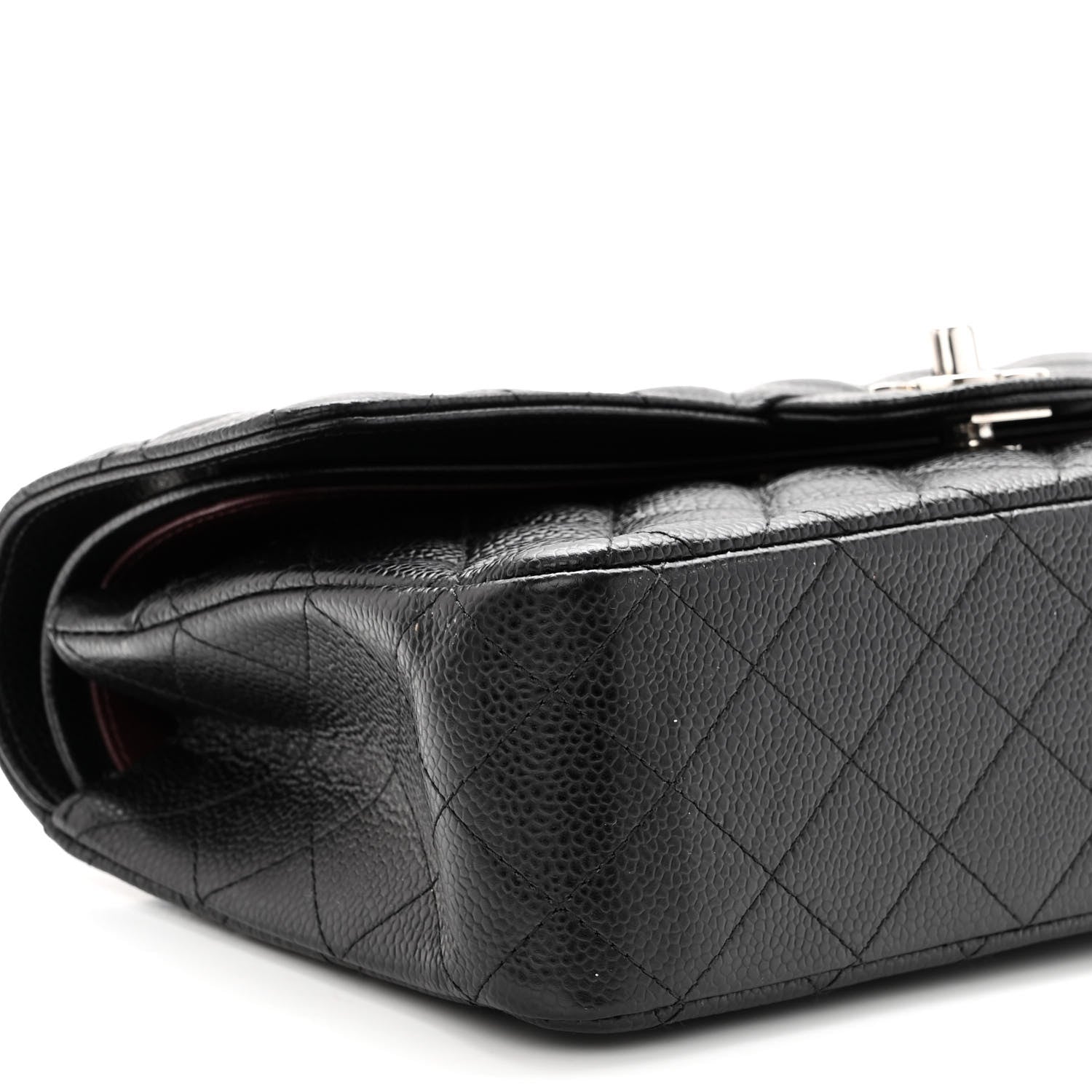Chanel Caviar Quilted Medium Double Flap Black 9 of 10