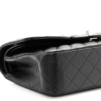 Chanel Caviar Quilted Medium Double Flap Black 9 of 10