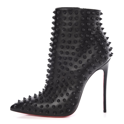 Christian Louboutin Kid Snakilta 120 Booties 38 Black 1 of 7