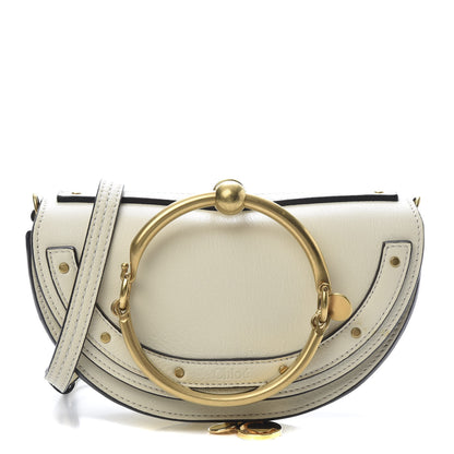 Chloe Calfskin Small Nile Bracelet Minaudiere Bag Off White 1 of 14