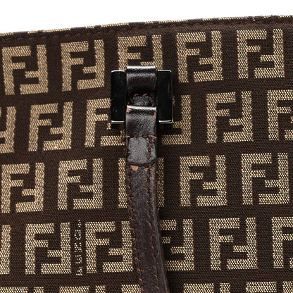 Fendi Zucchino Vitello Tote Testa di Moro Beige 14 of 14