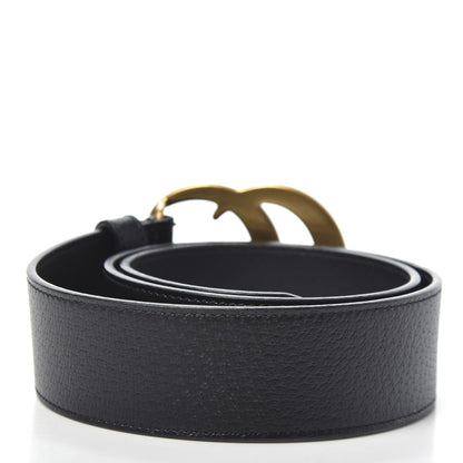 Gucci Textured Dollar Calfskin Double G 40mm Belt 70 28 Black 2 of 5