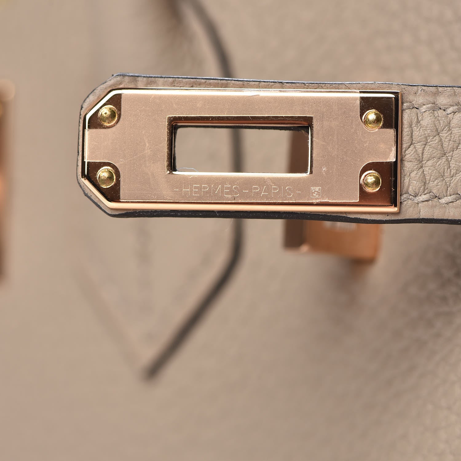 Hermes Togo Birkin 25 Gris Tourterelle 19 of 38