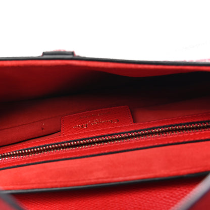 Christian Dior Grained Calfskin Saddle Bag Red 5 of 10