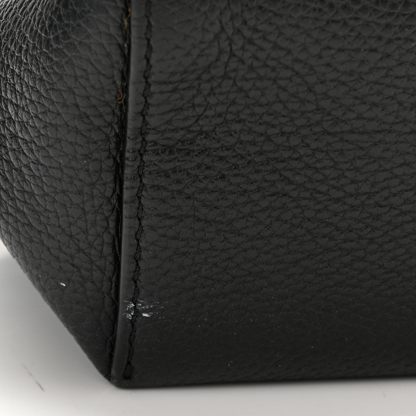 Grainy Calfskin Vintage Check Note Crossbody Bag Black