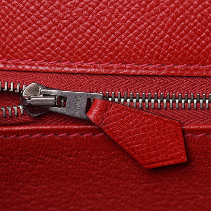 Hermes Epsom Kelly Sellier 32 Rouge Casaque 28 of 38